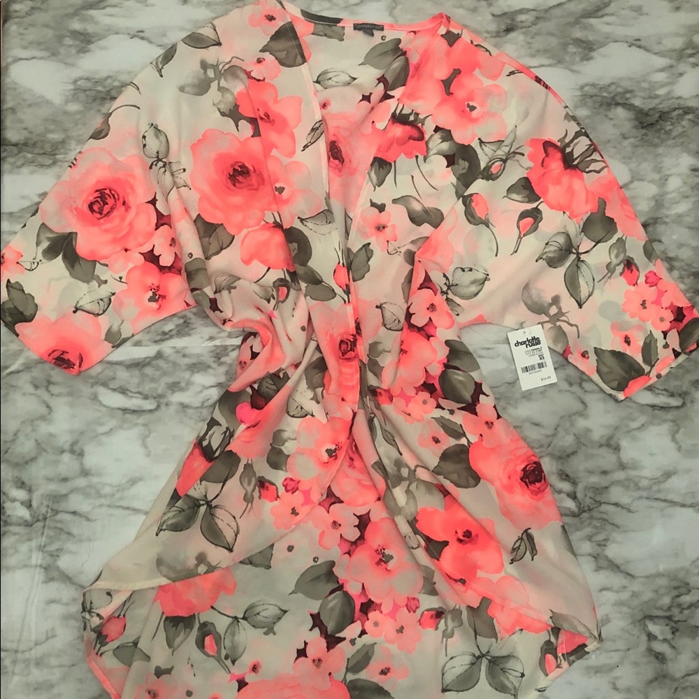 Floral Kimono - Charlotte Russe